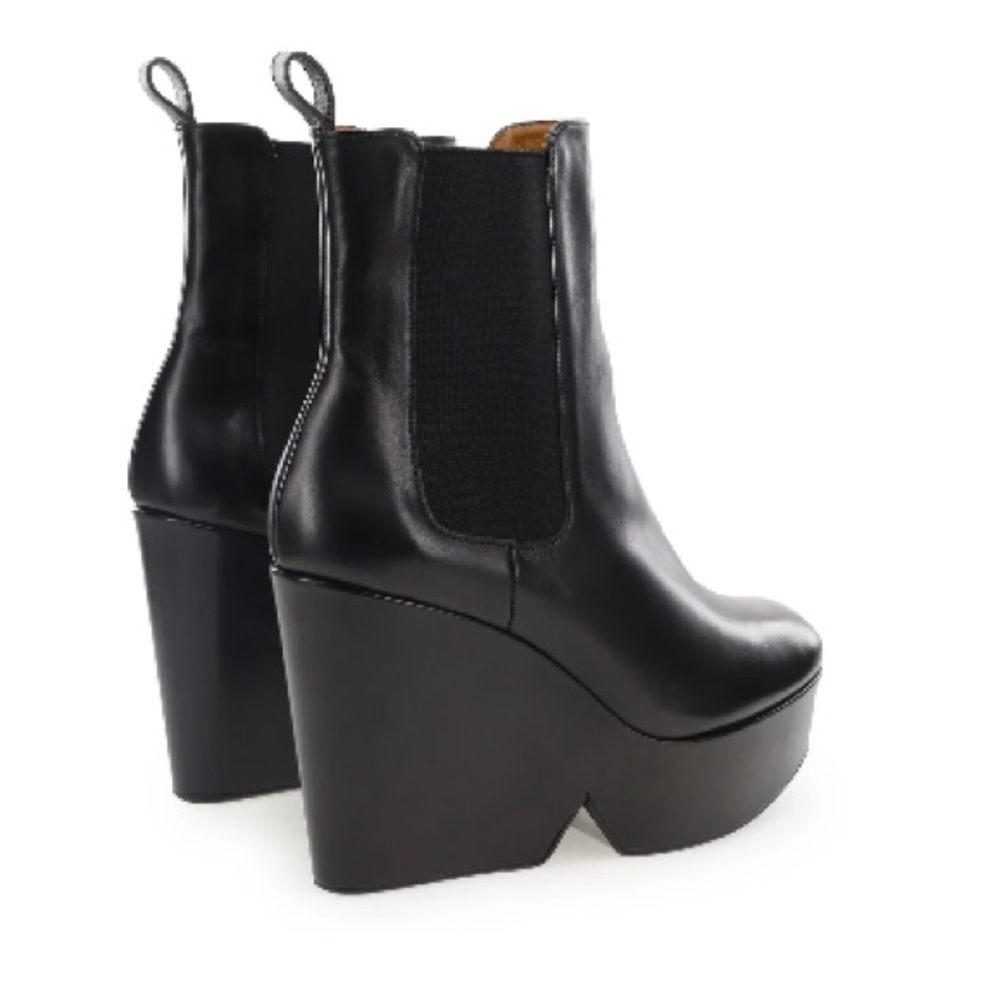 NIB Robert Clergerie Beatrice Ankle Boot Black Calfskin Size 8.5 - Picture 4 of 15